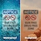 Signmission Gun Free Drug Free Zone OSHA Notice Sign, Plastic, 7in W x 10in L, 2PK OS-2PACK-NS-P-710-V-13177 - alternate 6